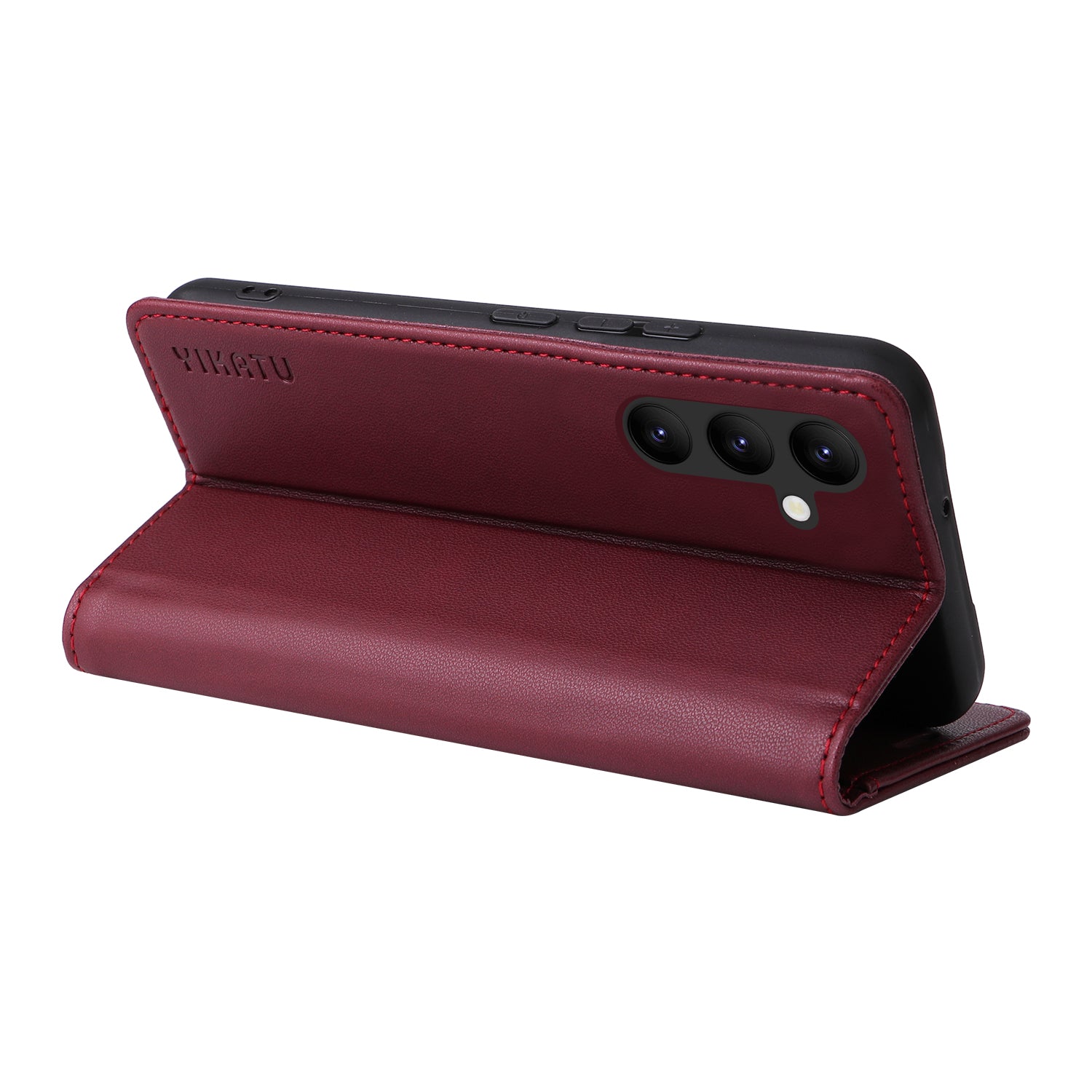 YIKATU YK-001 til Samsung Galaxy A24 4G PU læder flip cover pungtelefon etui med stativ YIKATU YK-001 til Samsung Galaxy A24 4G PU læder flip cover pungtelefon etui med stativ